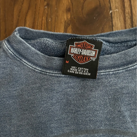 Harley-Davidson Grand Canyon Bellemont, Arizona, Blue Sweatshirt M - Picture 3 of 4